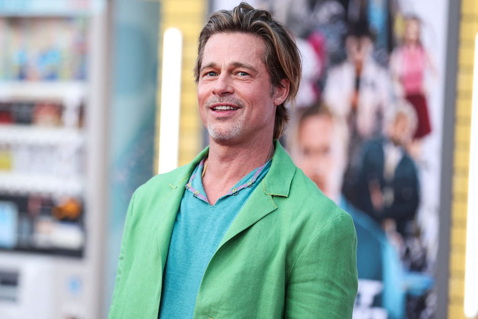 Le look color&eacute; de Brad Pitt