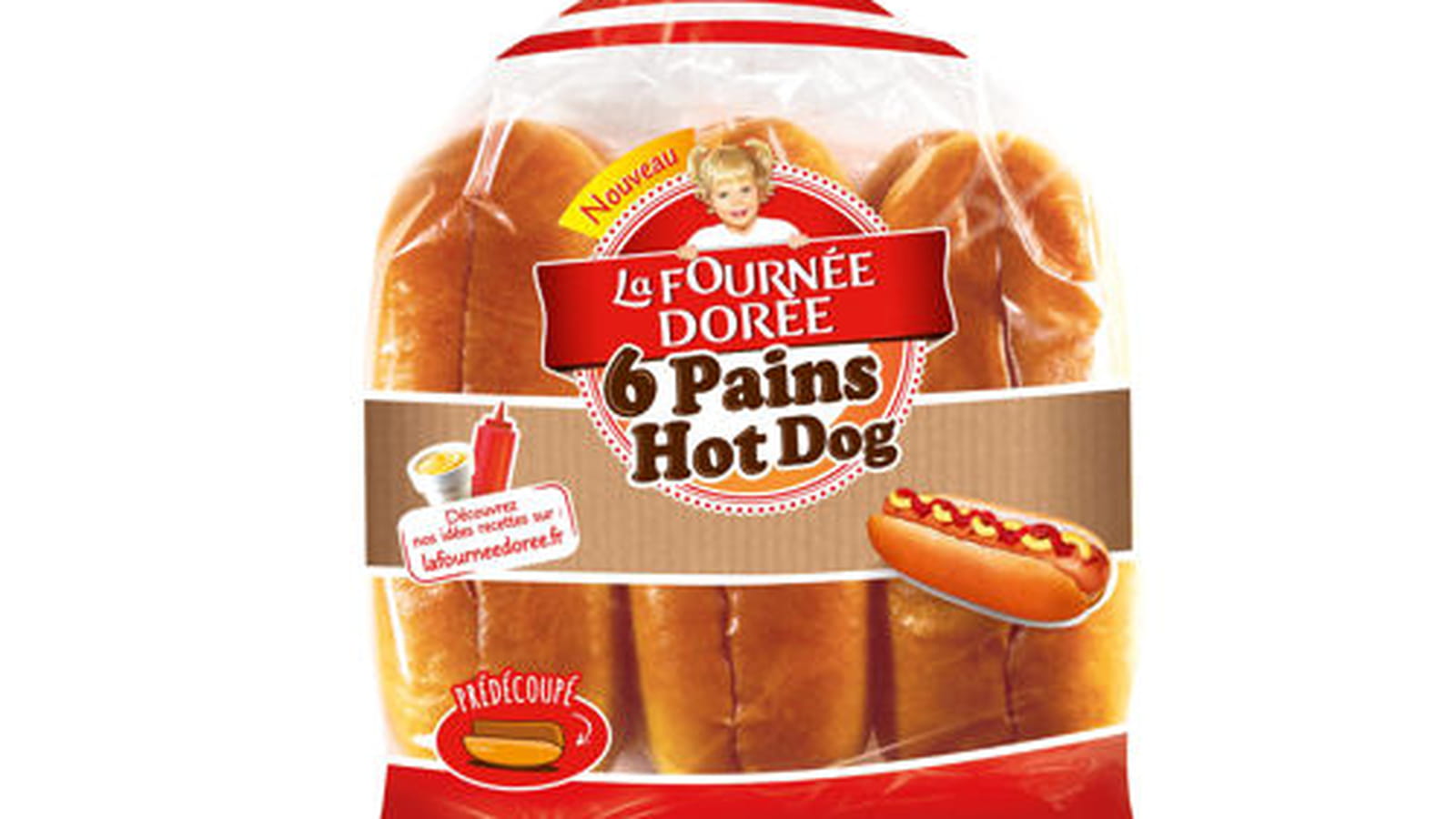 Pains Hot Dog de La Fournée Dorée