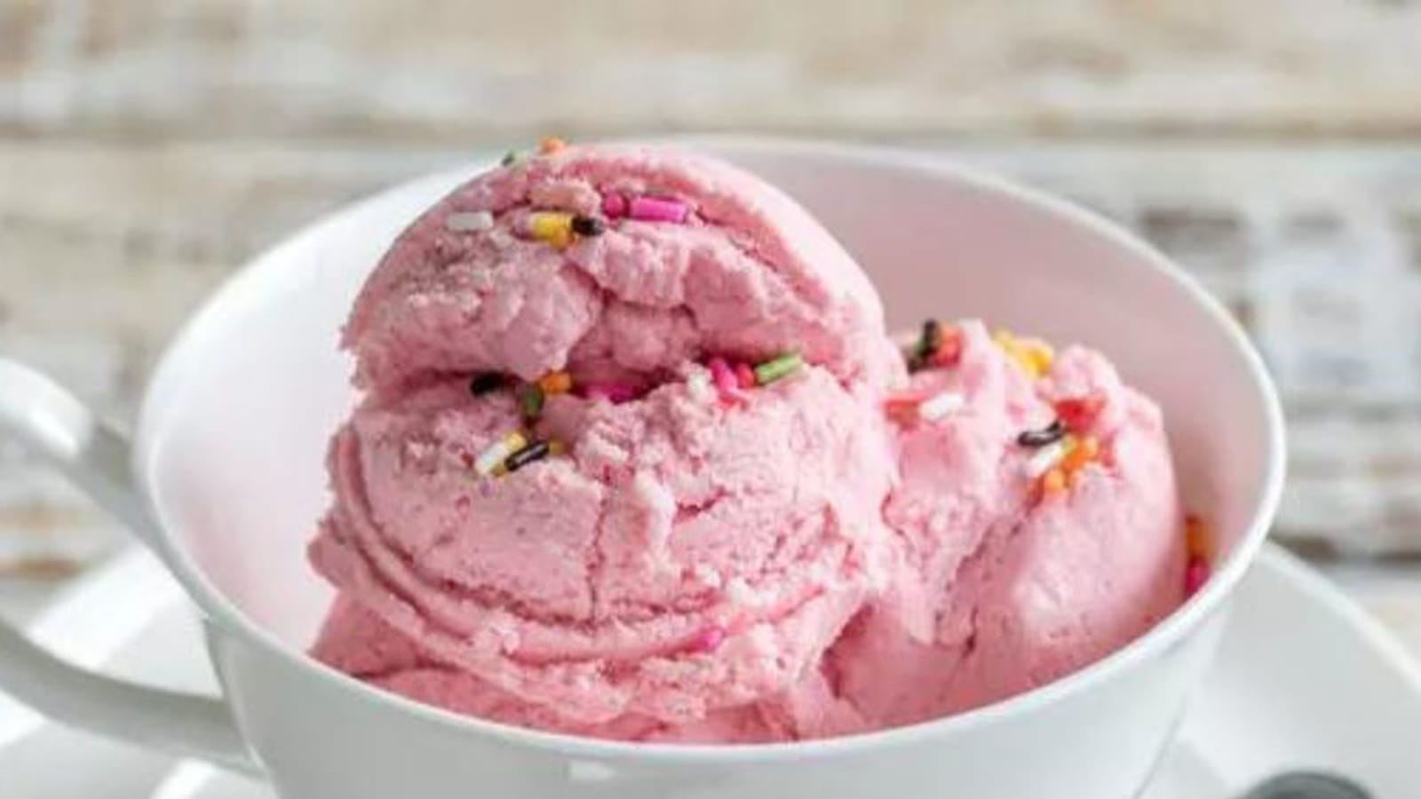 Glace à la fraise au Thermomix