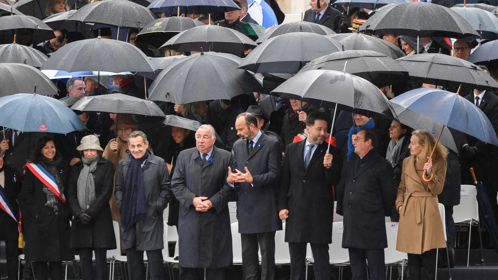 Anne Hidalgo, Nicolas Sarkozy, Edouard Philippe, François Hollande
