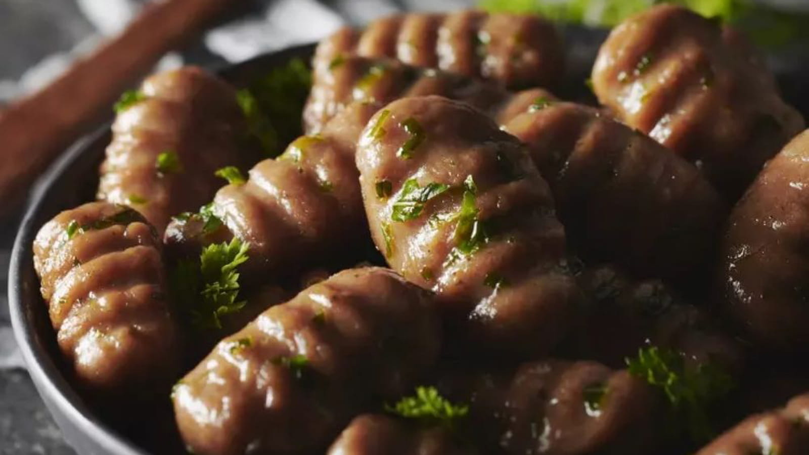 Gnocchis à la purée de marrons