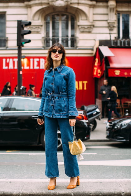 Le total look denim