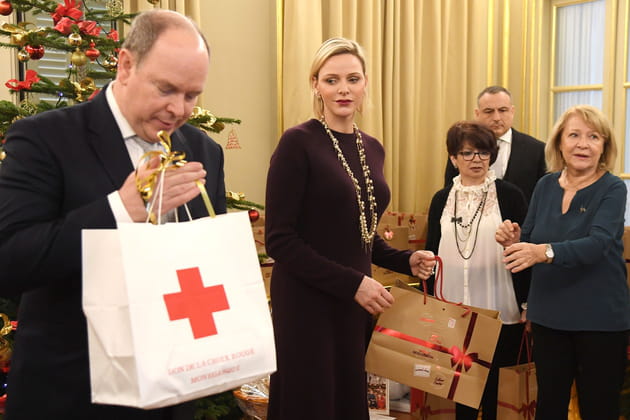 Albert et Charlene s'appliquent