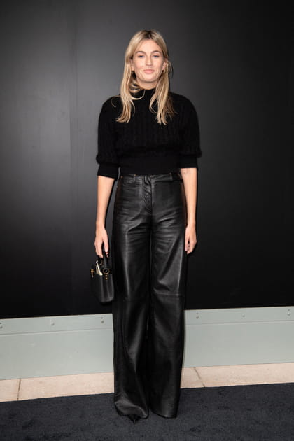 Camille Charrière au défilé Louis Vuitton