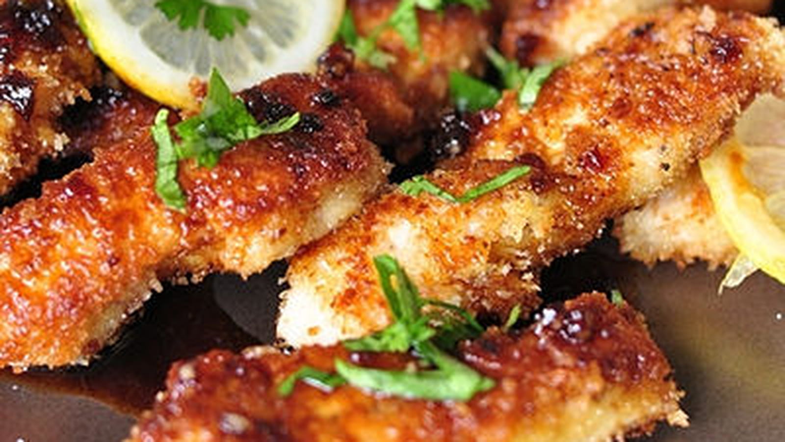 Poulet croustillant au citron