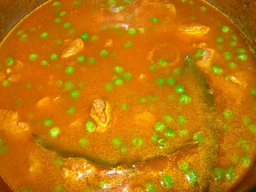 Ragout de petits pois