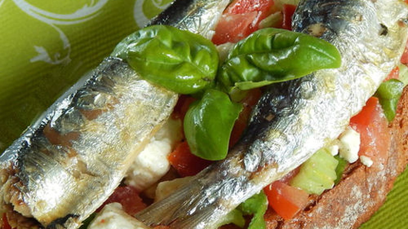 Tartines aux sardines