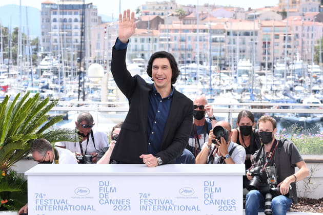 Adam Driver au photo-call de "Annette"
