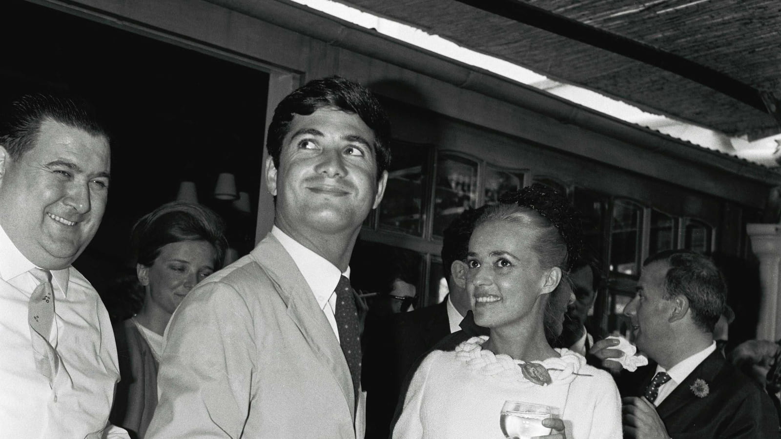 Avec Jean-Claude Brialy, au Festival de Cannes 1962
