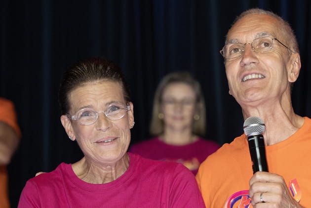 St&eacute;phanie de Monaco, tr&egrave;s &eacute;mue lors de la soir&eacute;e Fight Aids &agrave; Monaco