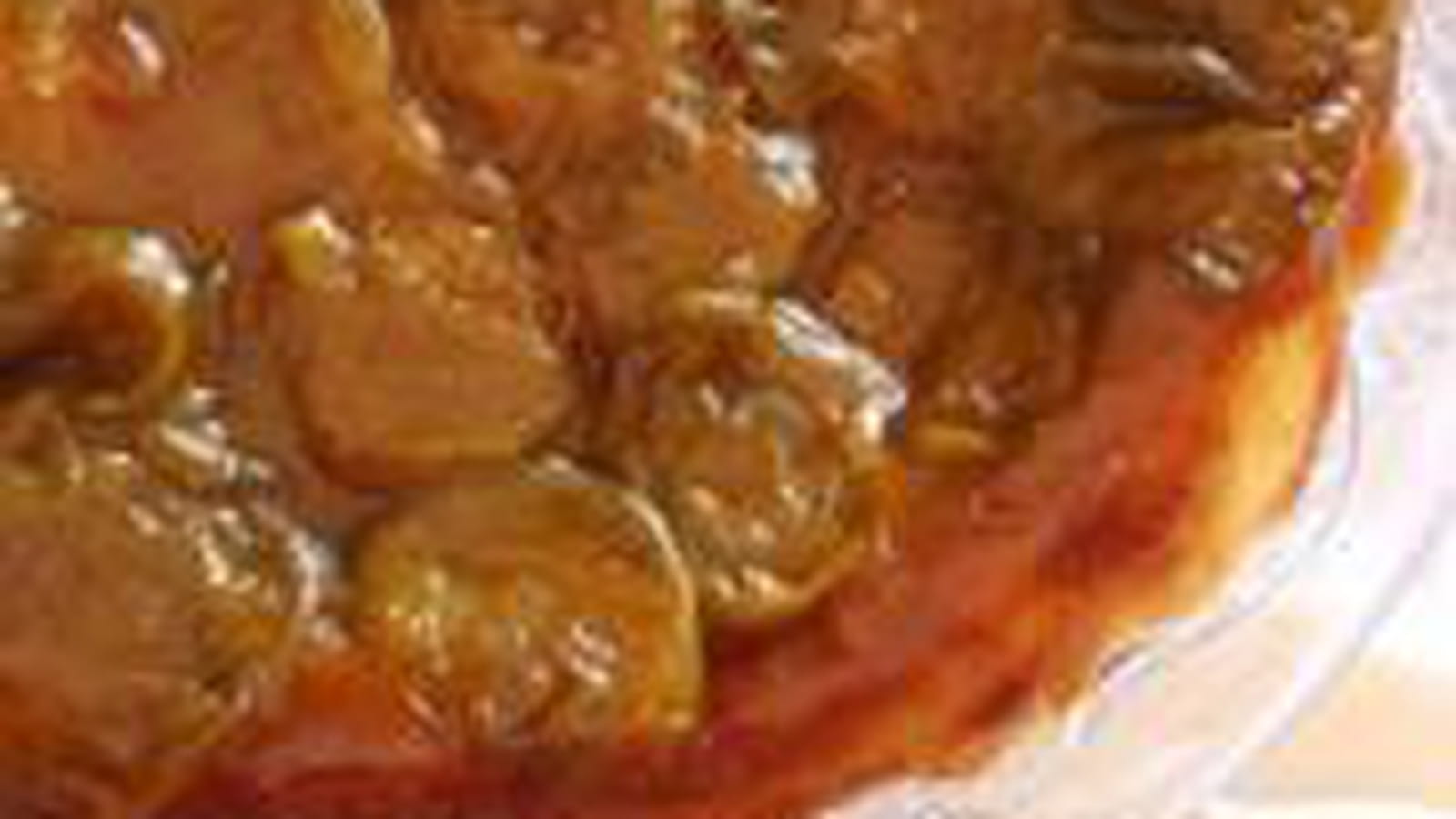 Tatin de reines claude au caramel au beurre salé