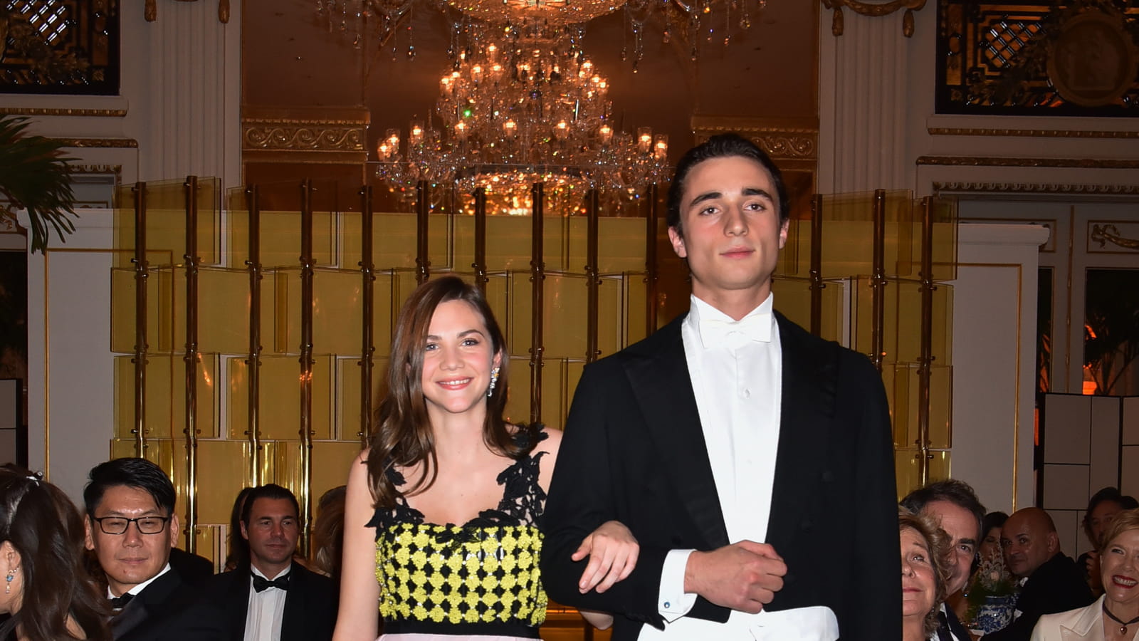 Maïa Twombly et son cavalier le marquis Giacomo del Gallo di Roccagiovine