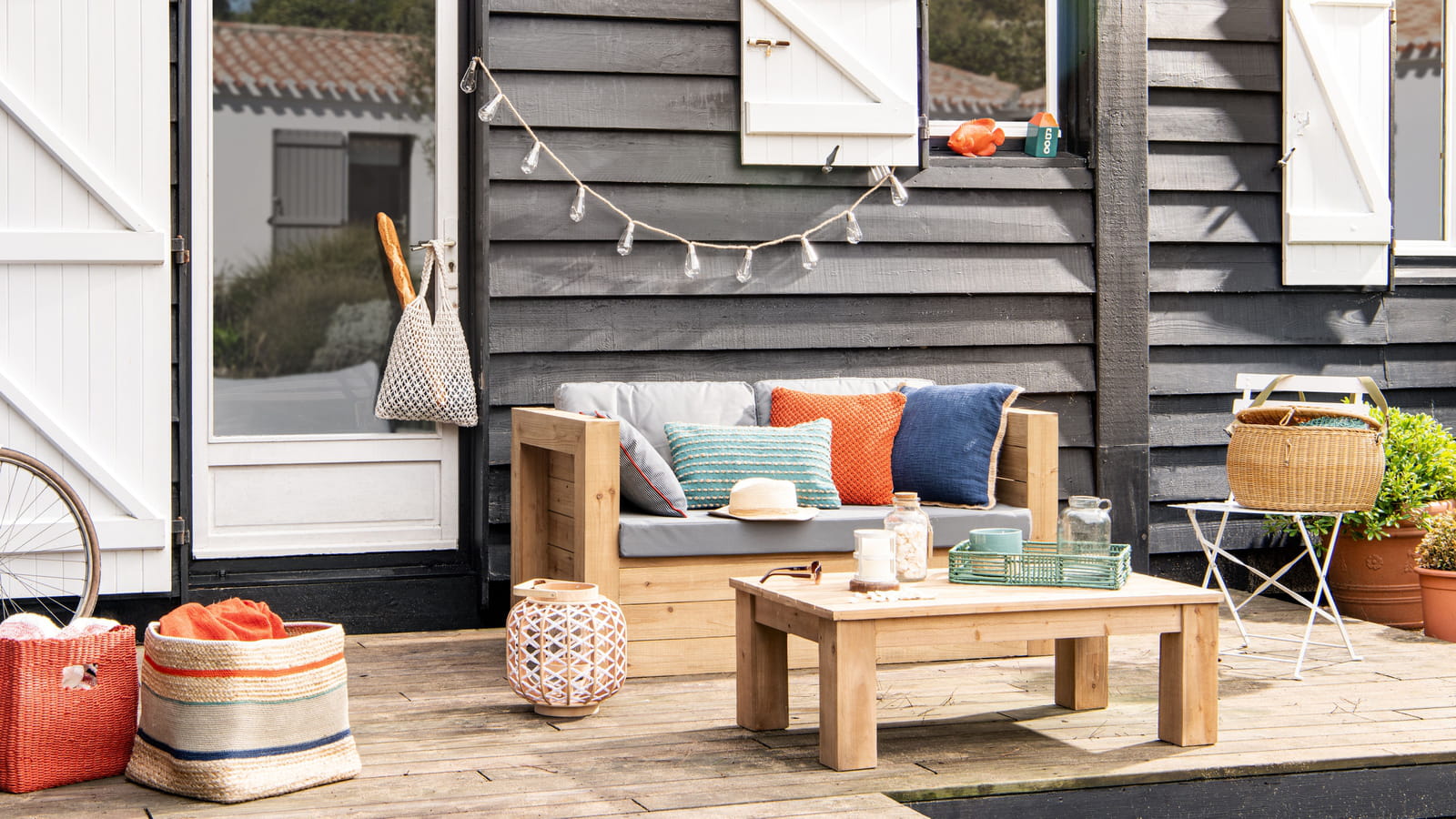 Banquette en bois