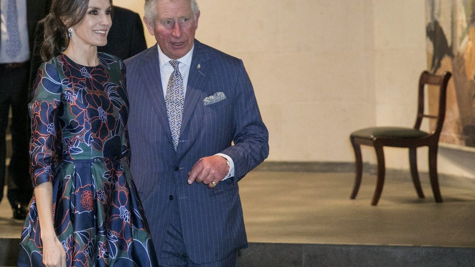 Letizia d'Espagne et le Prince Charles
