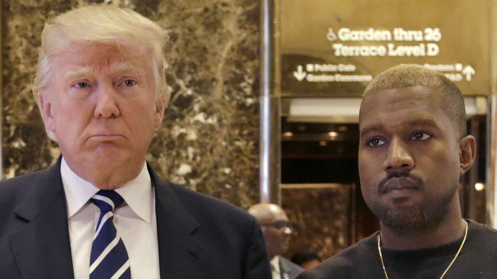 Kanye West et Donald Trump