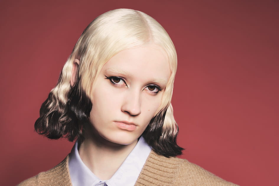 Le blond polaire avec pointes noires