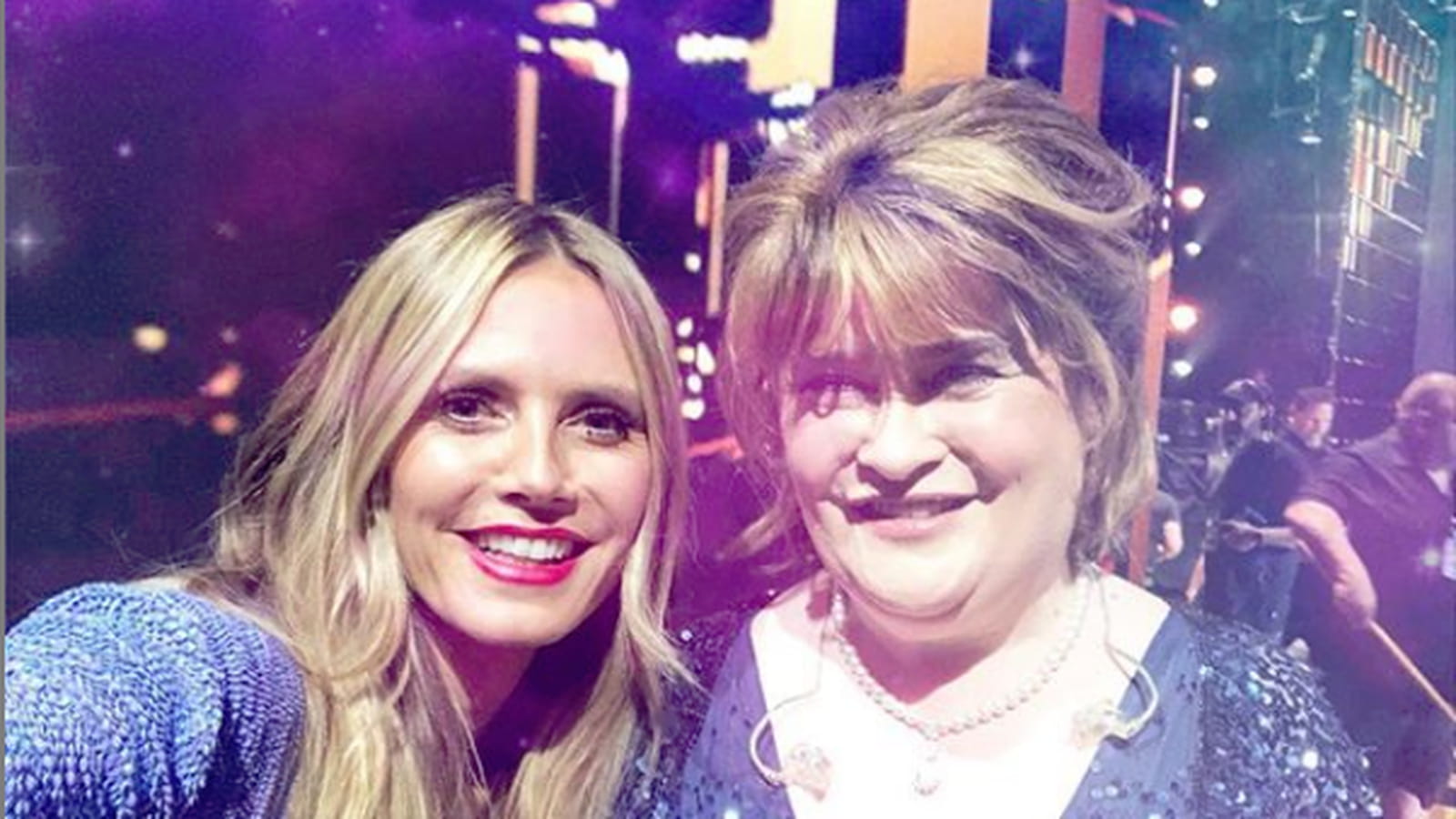 Heidi Klum, Susan Boyle