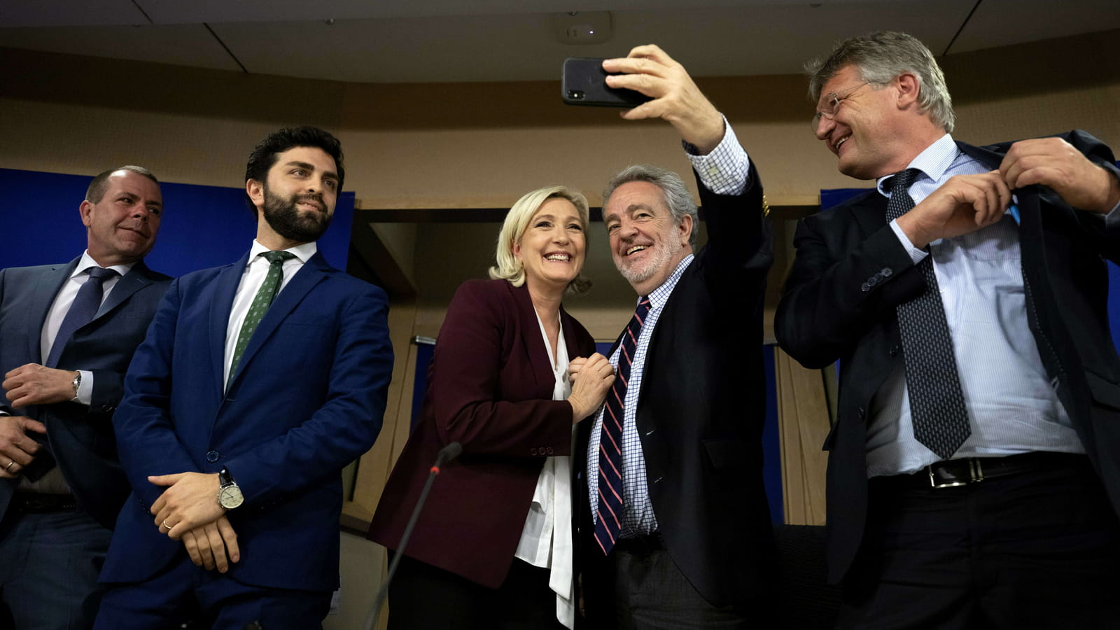 Marine Le Pen et Gerolf Annemans