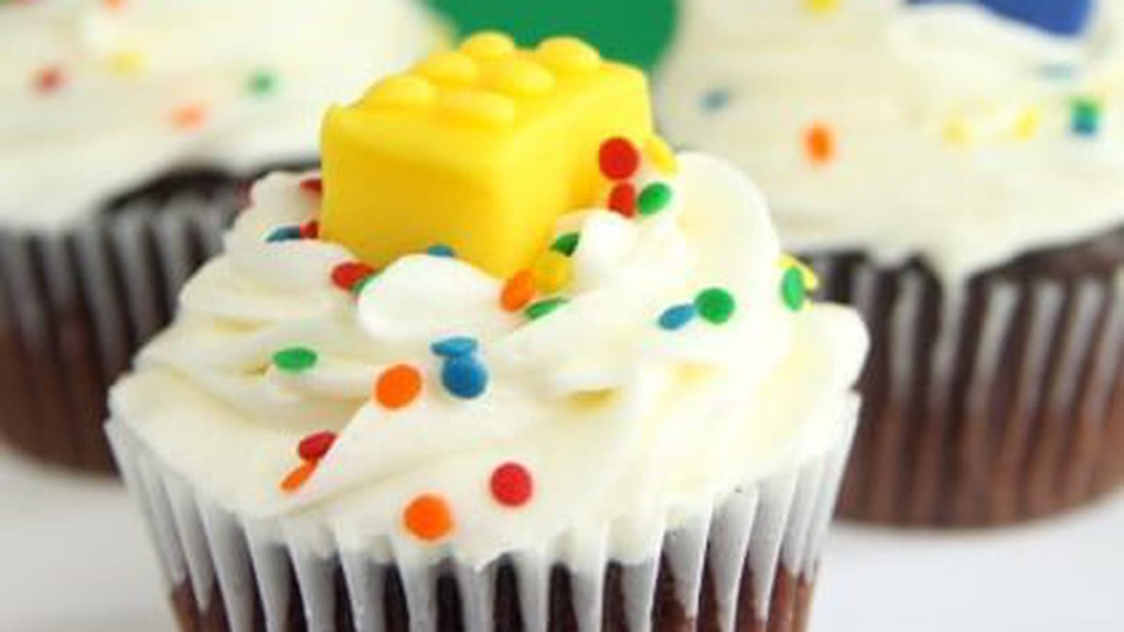 Des cupcakes Lego