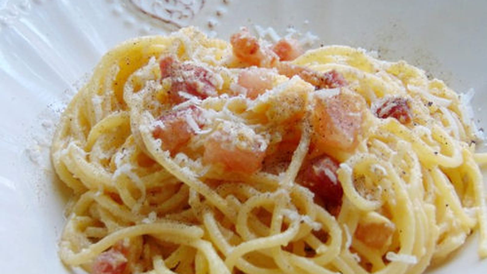 Spaghetti à la carbonara