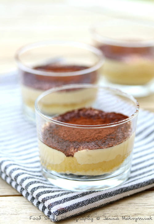 Tiramisu ricotta à la vapeur douce