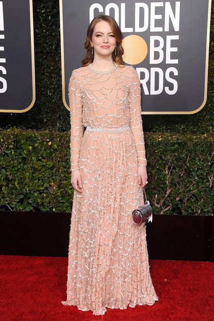 TOP&nbsp;: Emma Stone en robe nude Louis Vuitton