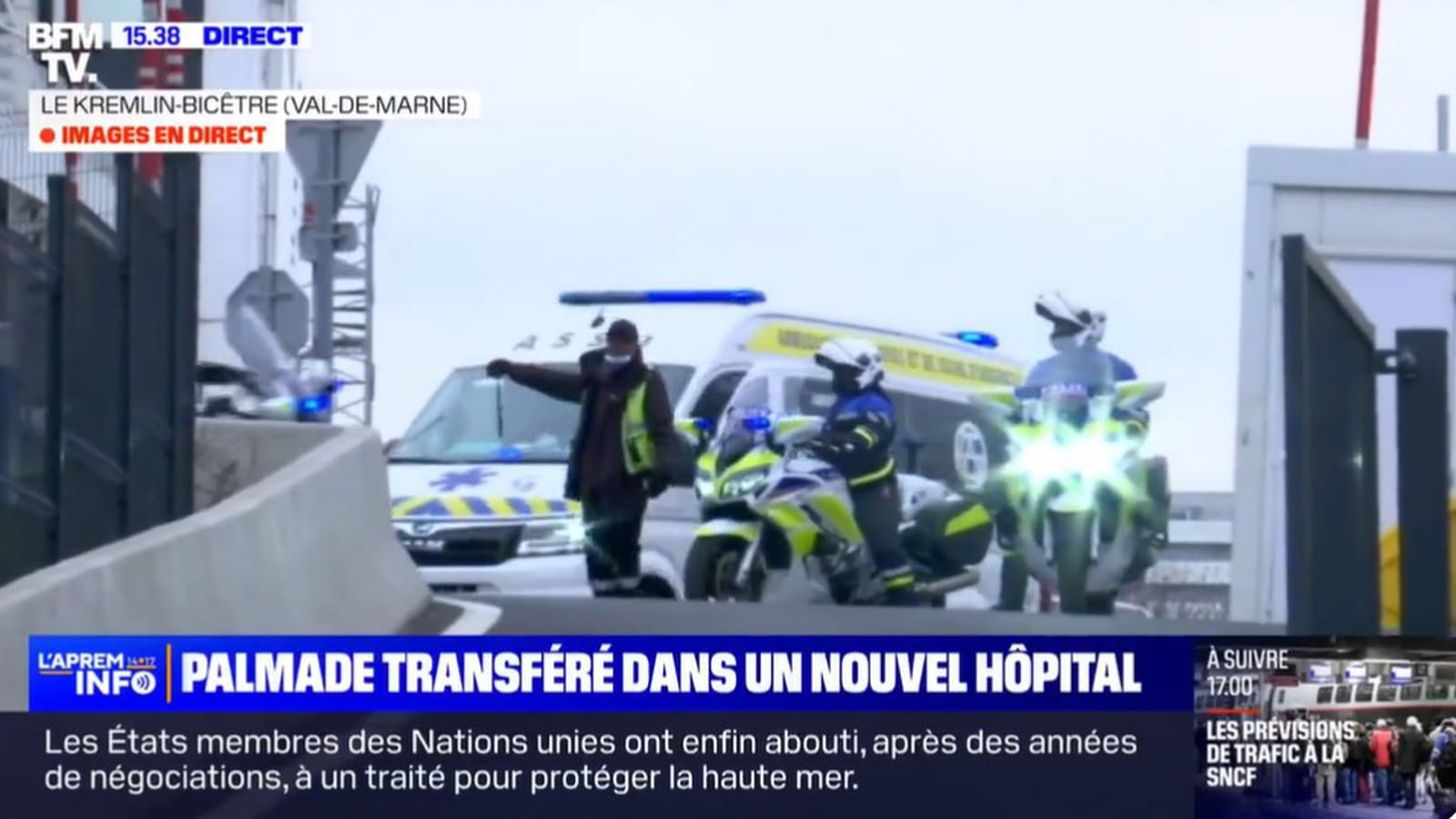 Transfert vers Marie-Lannelongue