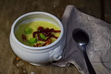 Velouté de chou romanesco et viande des Grisons : Etape 3