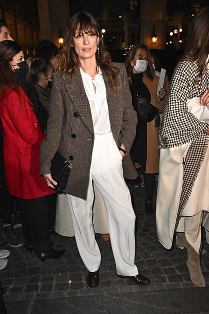 Caroline de Maigret au défilé Isabel Marant