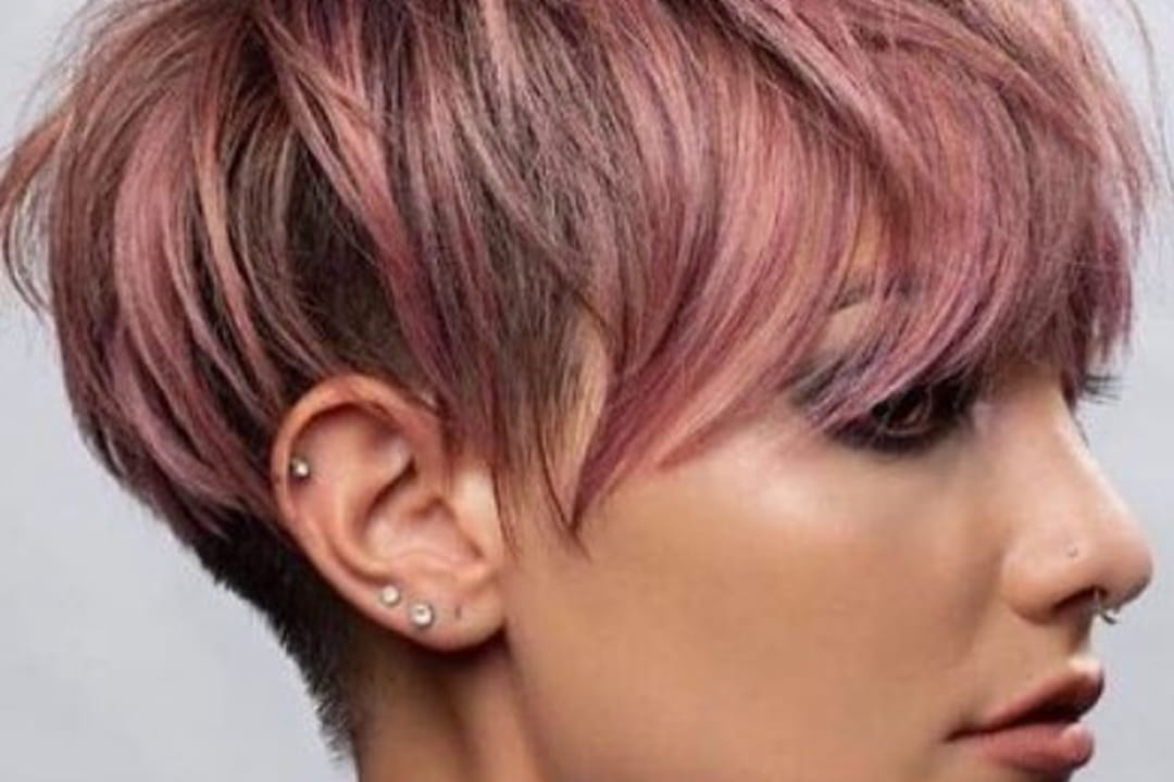 La Pixie cut colorée pour cheveux fins
