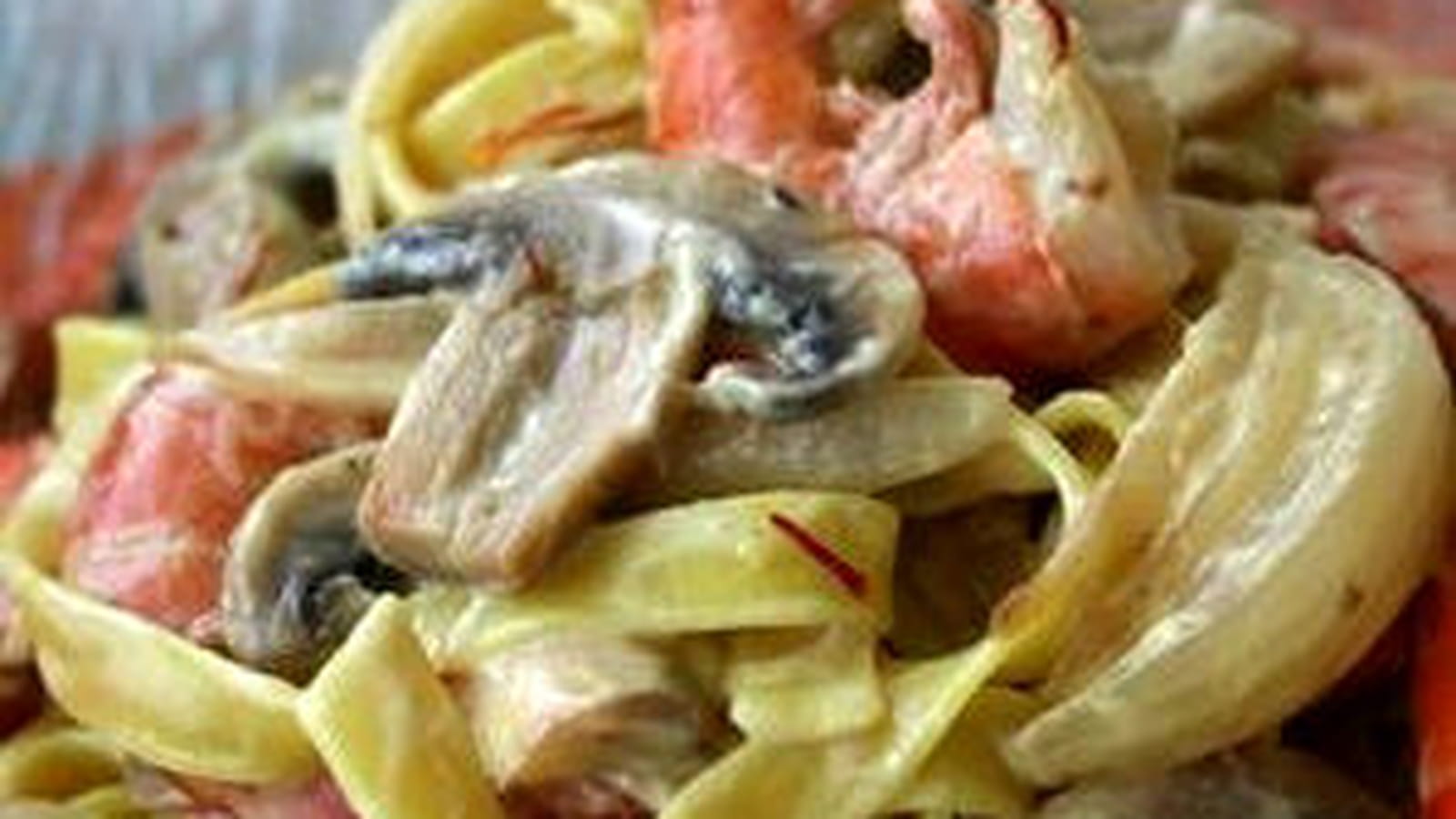 Tagliatelles aux crevette