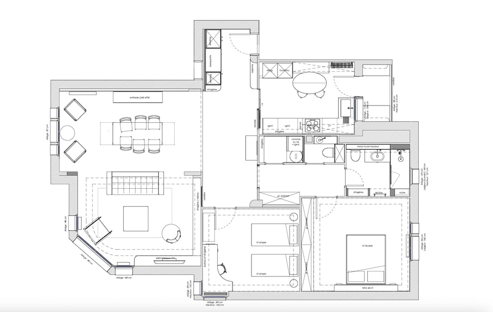 Le plan apr&egrave;s travaux