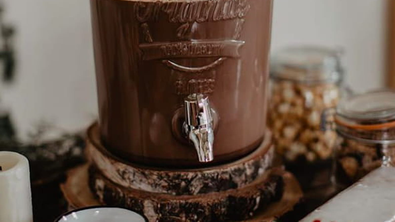 Un bar à chocolat chaud