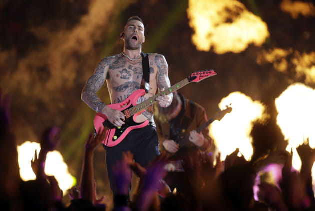 Adam Levine au Superbowl