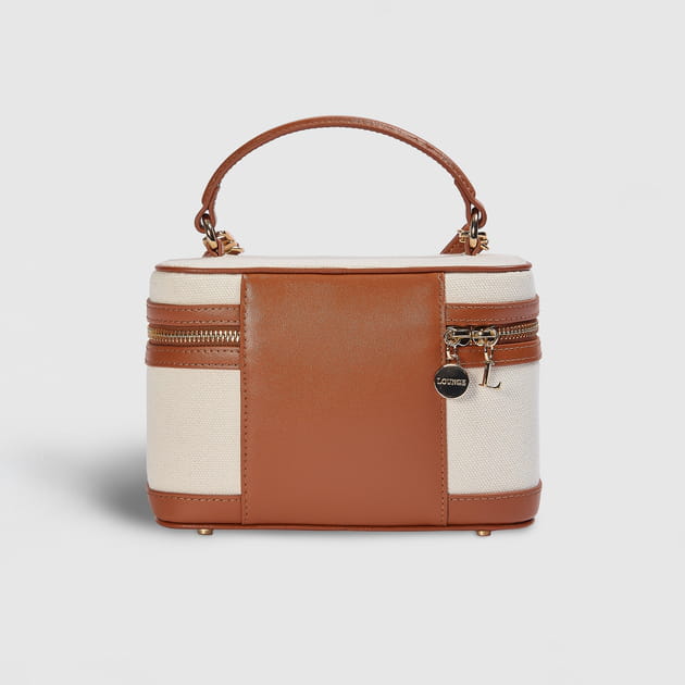 Beige Arlowe Box Bag