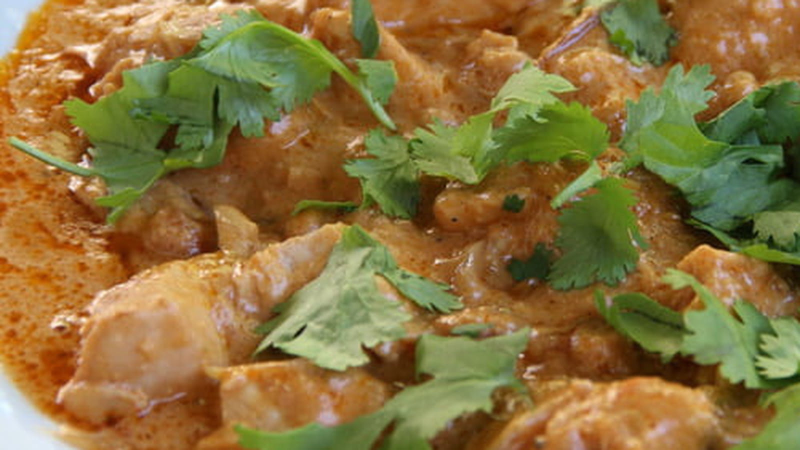 Poulet à la sénégalaise aux cacahuètes