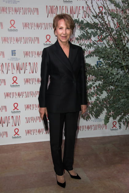 Nathalie Baye au d&icirc;ner de la mode du Sidaction