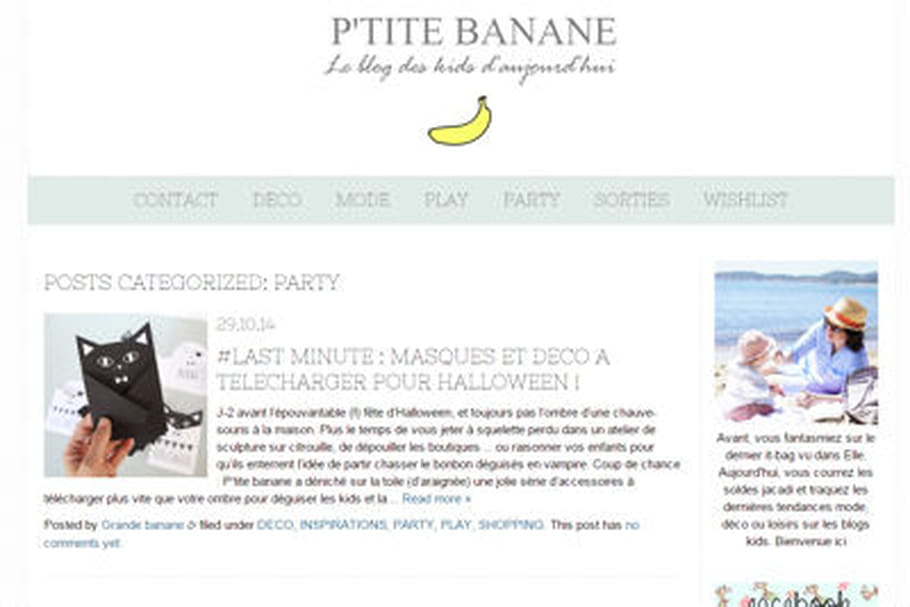 Le blog du moment : P'tite Banane