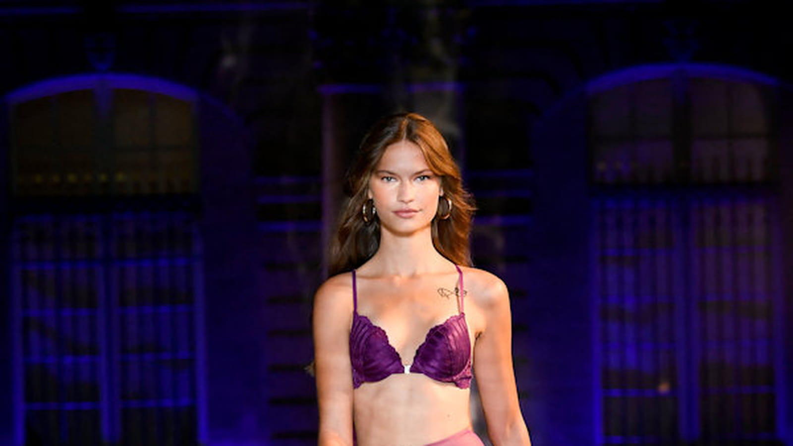 Look voile violet