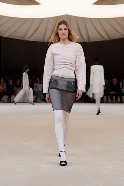 Look 7 du défilé Chanel haute couture printemps-été 2024