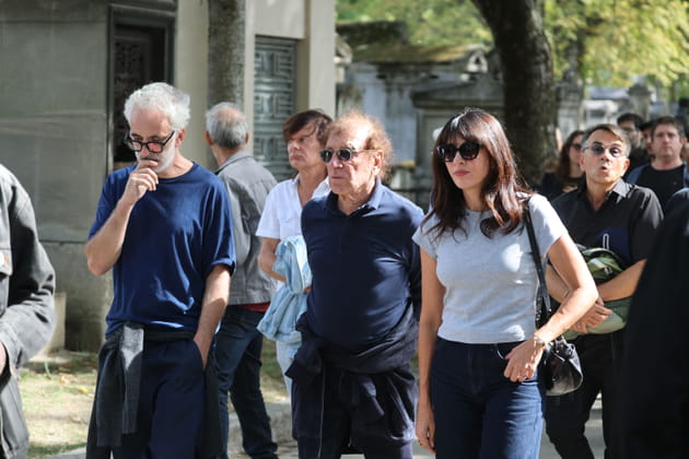Alain Souchon et Nolwenn Leroy aux obs&egrave;ques de Catherine Ringer