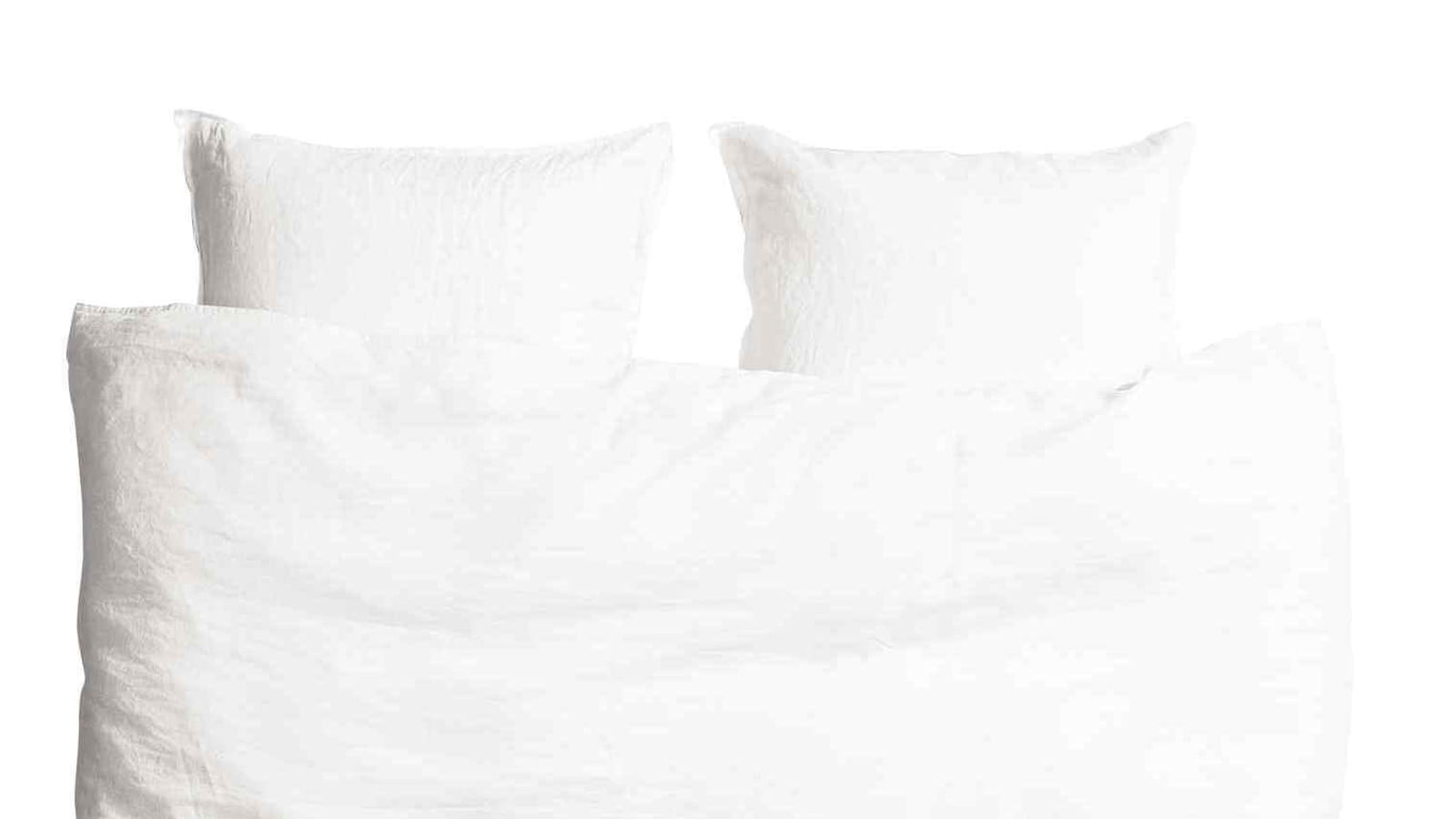 Parure housse de couette lin H&M Home