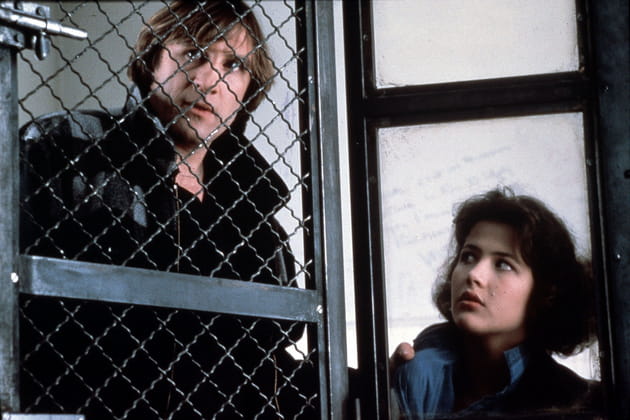 En 1985 dans "Police" avec Gérard Depardieu