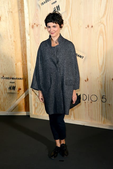 manteau xxl audrey tautou 24102013 photo nicolas brique