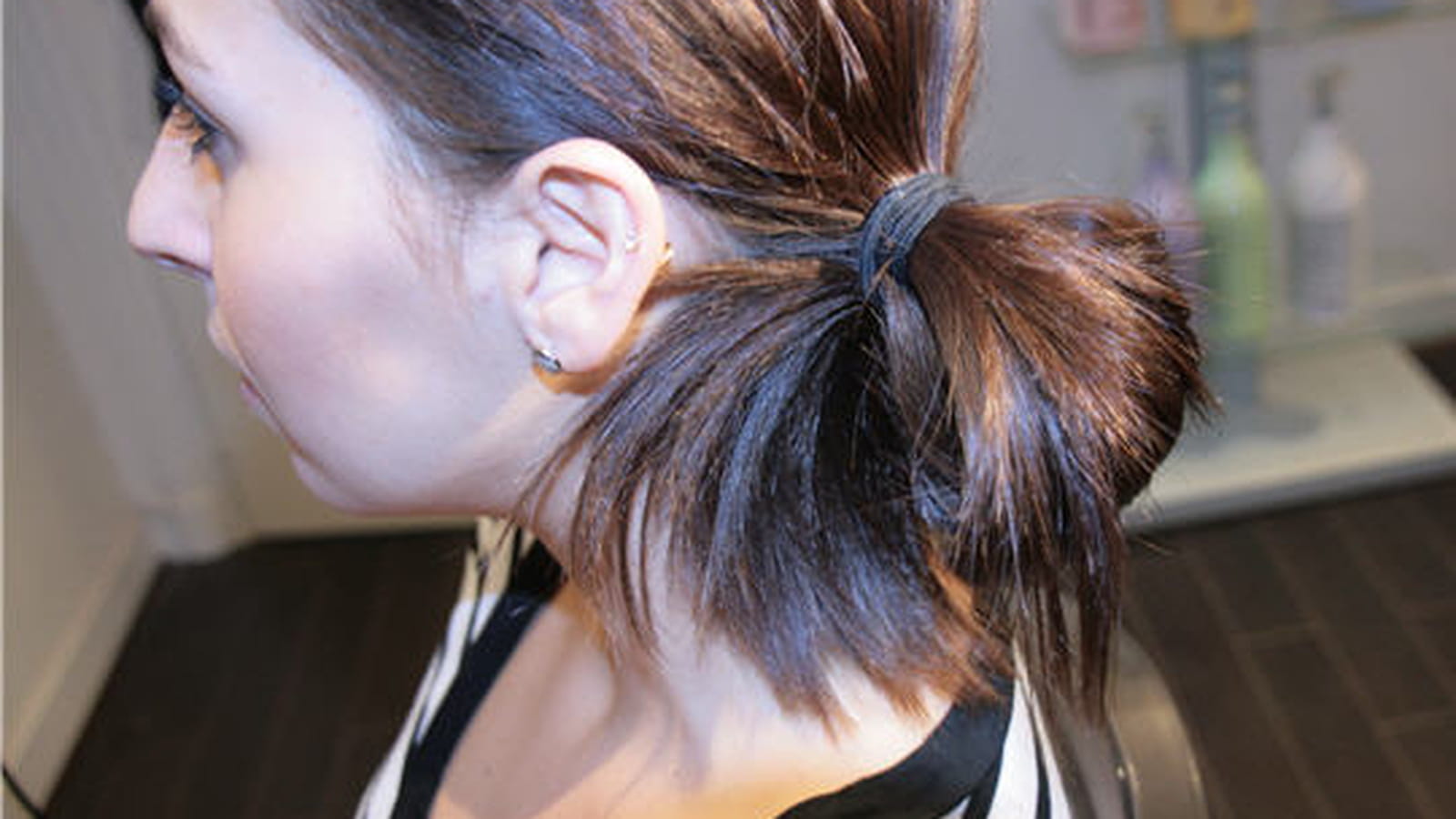Le chignon sur le côté
