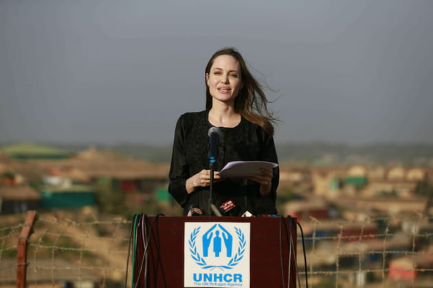 Angelina Jolie s'adresse &agrave; la presse internationale