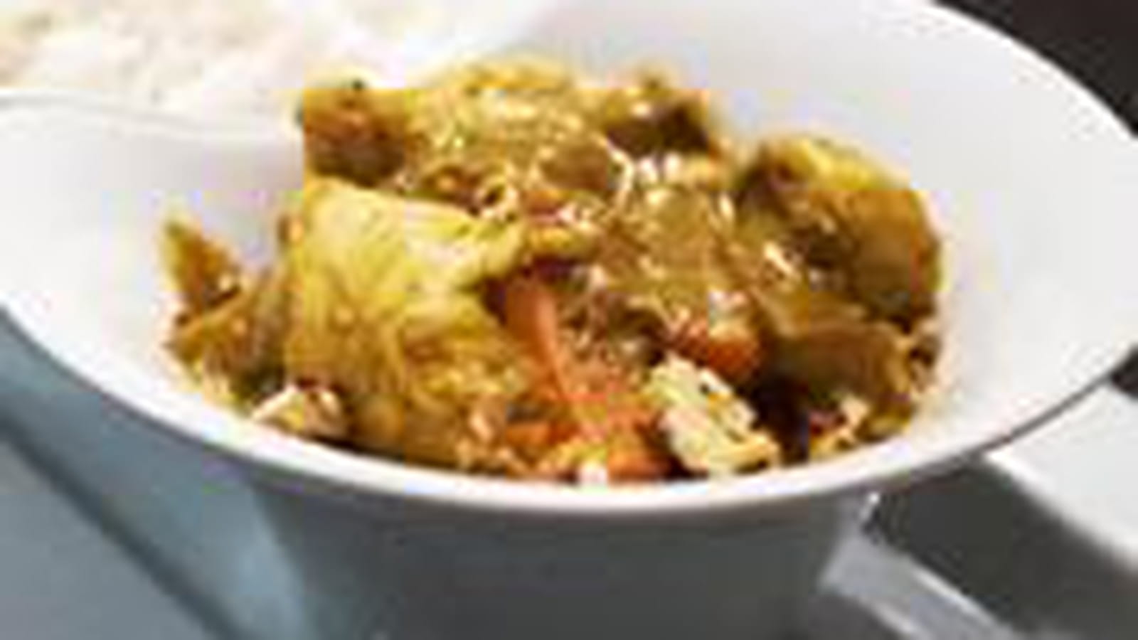 Carottes au curry et au poulet