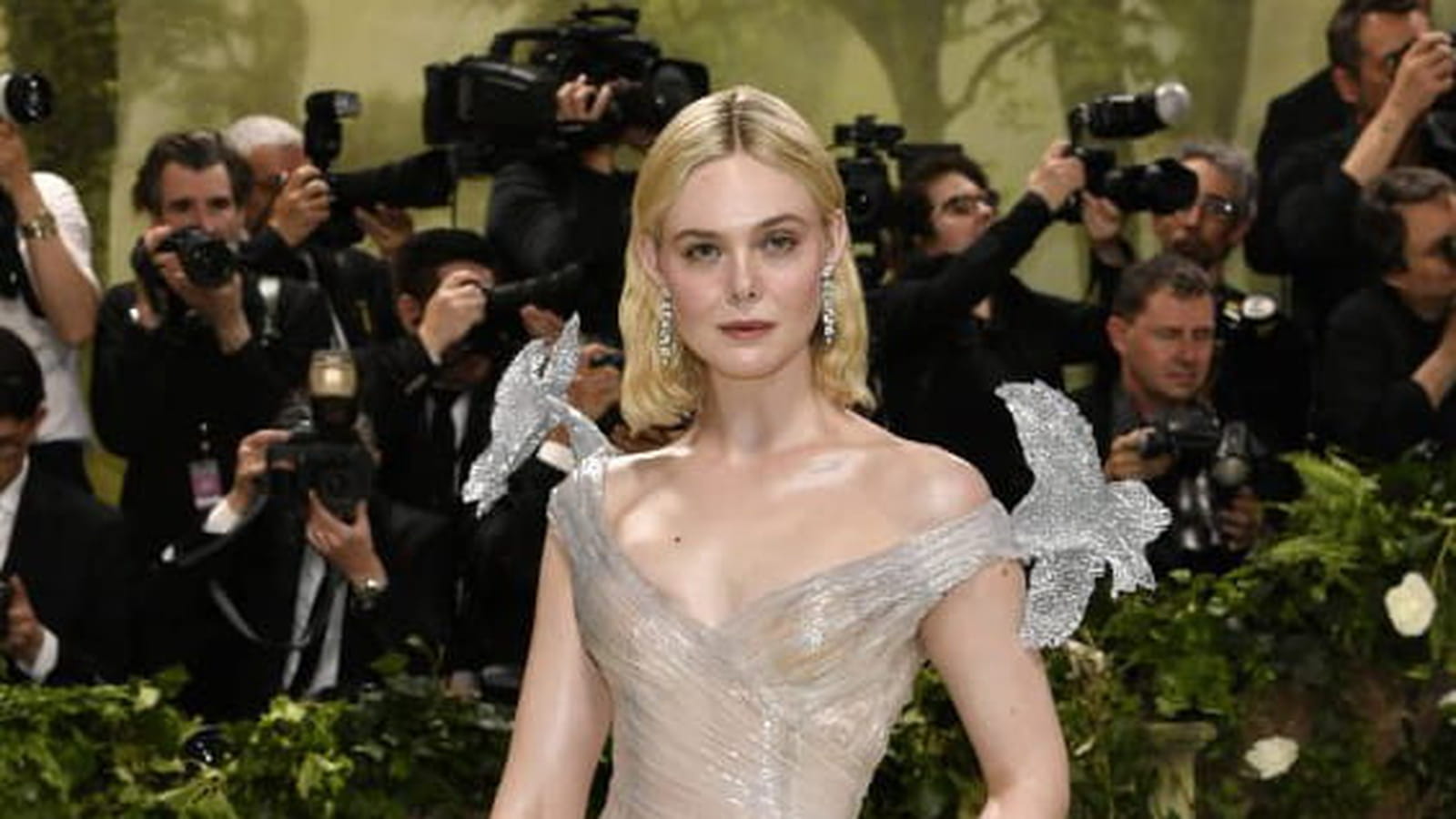 Elle Fanning en Balmain