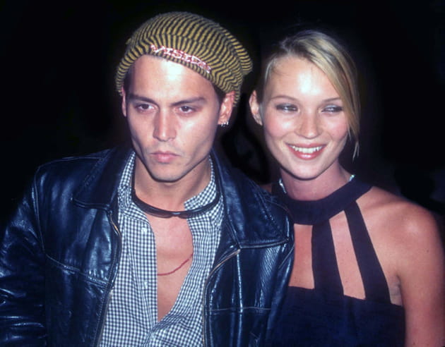 Kate Moss et Johnny Depp vivent une histoire passionnée entre 1996 et 1997