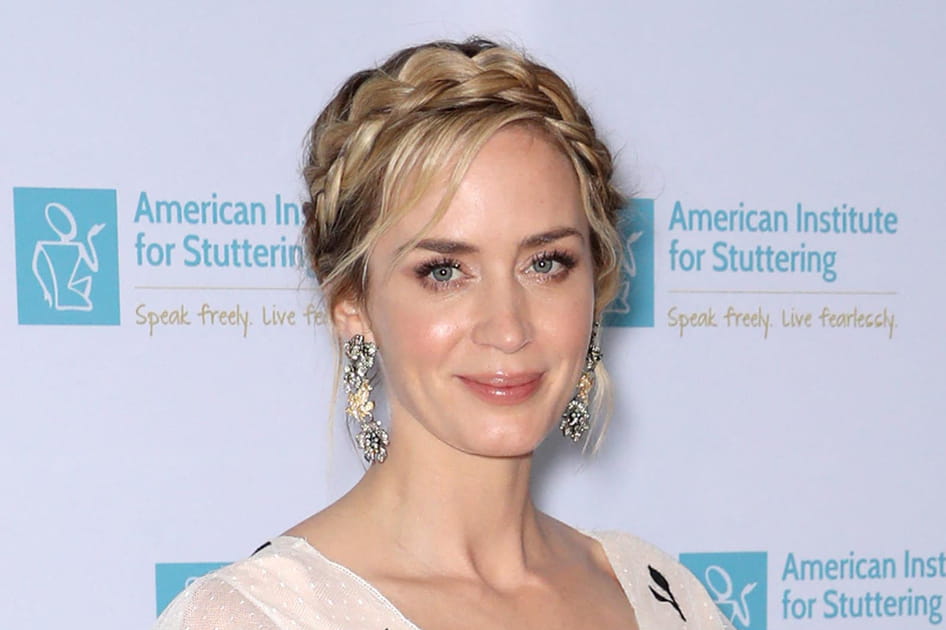 La couronne tress&eacute;e d'Emily Blunt